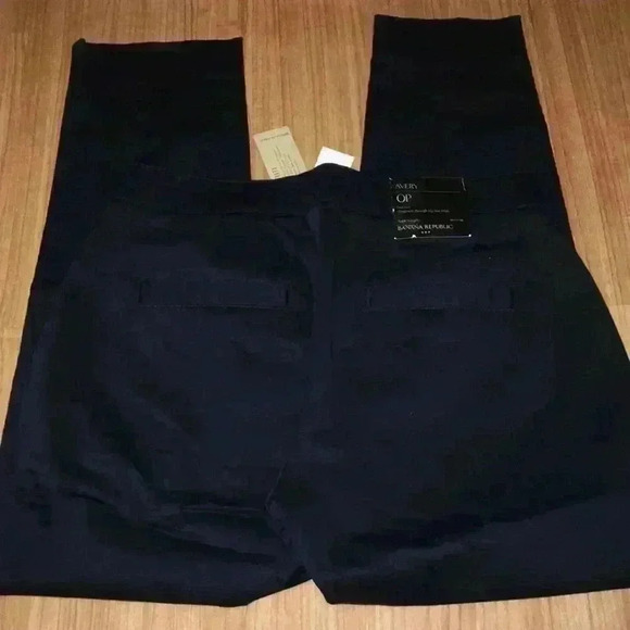 Banana republic Dark Wash Dress Jeans pants w/ Nautical Style Button Accents - Picture 5 of 5